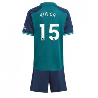 Maglie da calcio Arsenal Jakub Kiwior #15 Terza Maglia Bambino 2023-24 Manica Corta (+ Pantaloni corti)